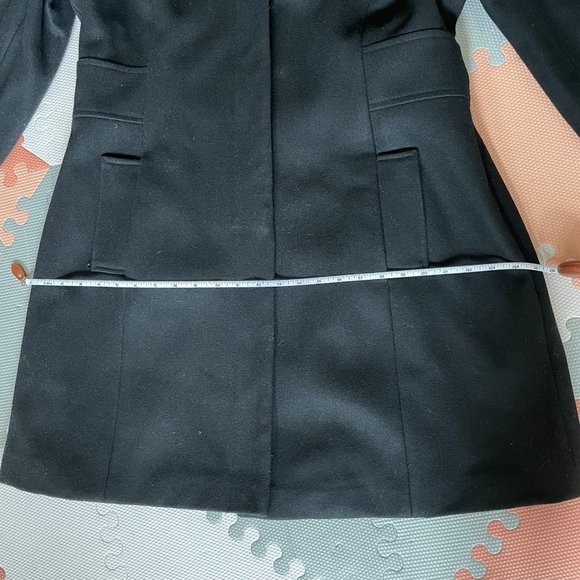 LE CHÂTEAU Black Fully Lined Wool Pea Coat (Size XXL) - Picture 10 of 16